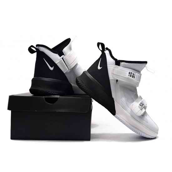 Lebron James soldiers XIII Men Shoes White Black-2